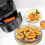 Air Fryer Special Grill Round Plate Three-Layer Stackable Toast 5