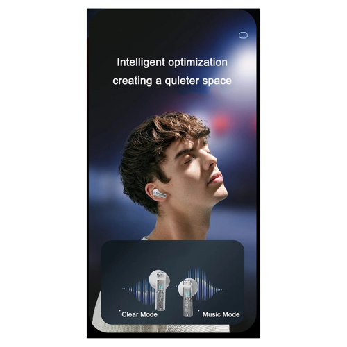 Bluetooth Touch Screen Earphone Noise Reduction Half in Ear Style 1