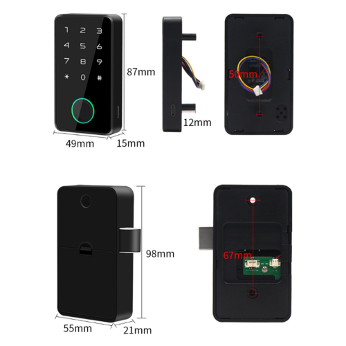 Tuya App Hole-Free Sensor Induction Cabinet Lock Electronic Lock 1