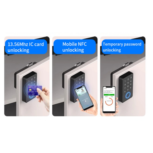 Tuya App Hole-Free Sensor Induction Cabinet Lock Electronic Lock 2