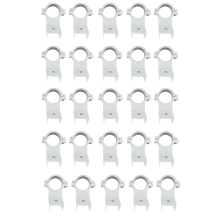 Supporto LNB KU Band da 50 pezzi per parabole satellitari, staffa in plastica da 20 mm