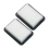2 stuks voor W107418351 Stofzuiger Hoofd Vlakfilter 1