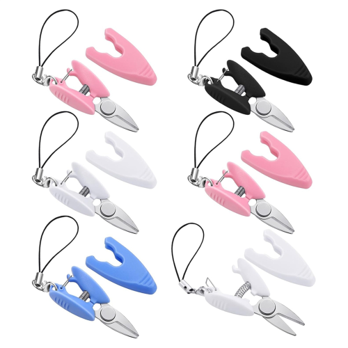 Mini Small Scissors Keychain Set for Travel, Sewing, Crafts and Yarn