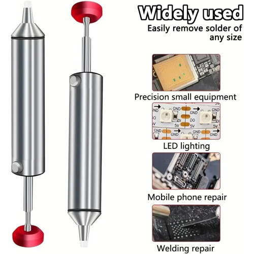 Soldering Suction Cup Tool, Desoldering Pump with High Temperature Resistant Nozzle 1