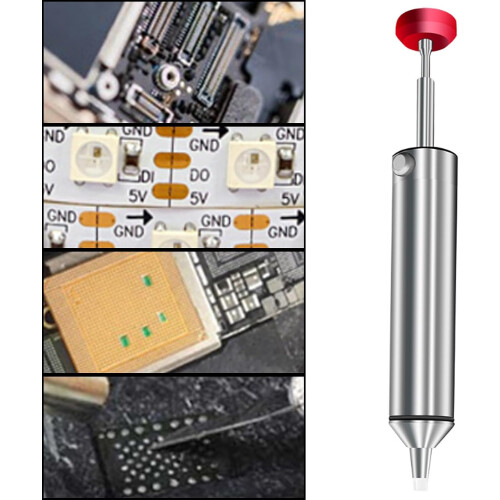 Soldering Suction Cup Tool, Desoldering Pump with High Temperature Resistant Nozzle 2