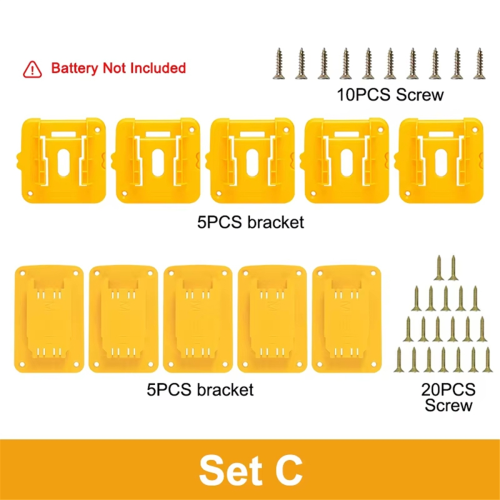 Battery Storage Rack Machine Holder for 18V Li-Ion Battery 1