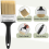 Paint Brushes, 4-Inch,Flat Paint Brushes for Walls 3