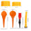 Gas Can Spout Replacement Set Yellow with Funnel & Drill Bits 2
