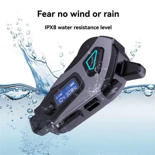 K10 Motorhelm Intercom Headset Bluetooth 5.4 FM Intercom 2