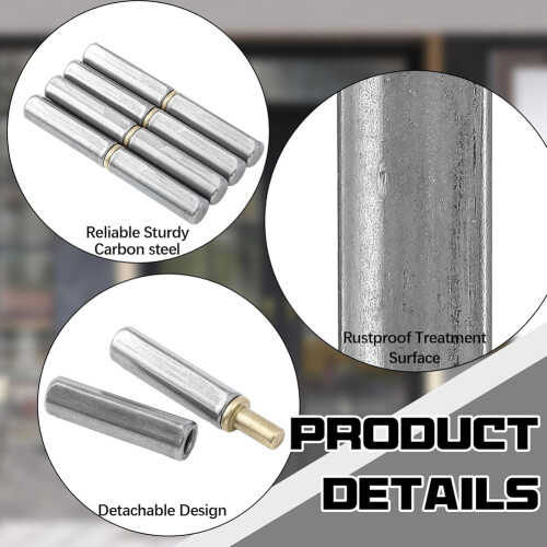15Pack Hinge Welded B Size Welded Hinge Heavy Duty Door Accessories 2