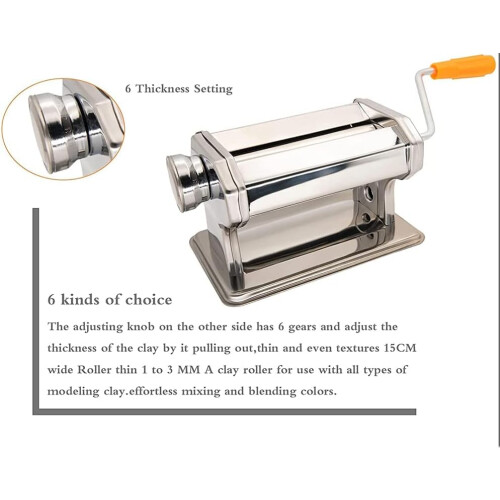 Clay Presser Machine Polymer Clay Roller Machine Clay Conditioning Machine Effortless Mixing Colours Ref: 3487 1