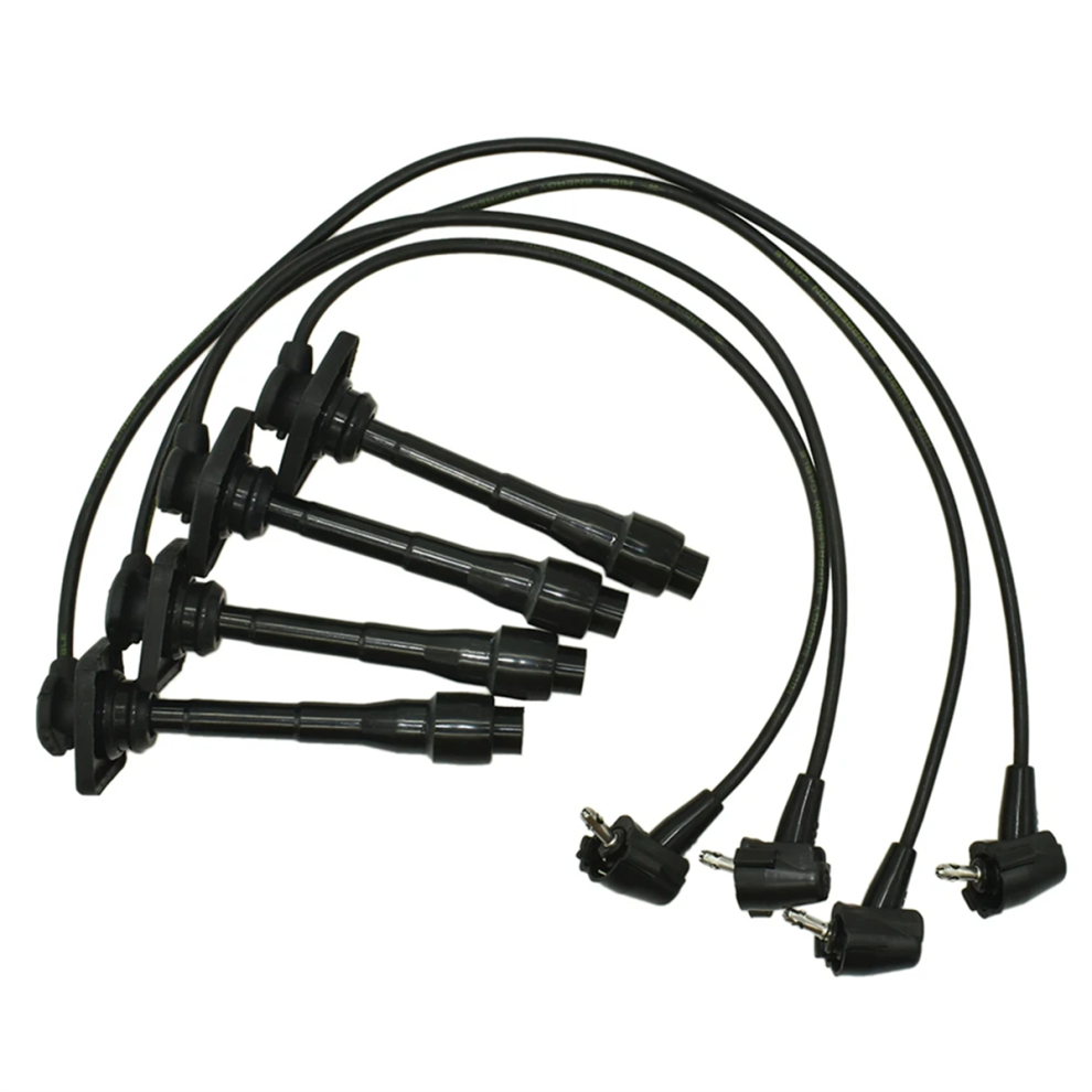 Ignition Cable Spark Plug Wire Set Fits For Caldina Black 4713250244068