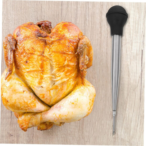 Turkey Needle Kitchen Machine Cookware Grill Baster BBQ Injector Tool 1