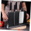Magnetic knife holder Magnetic strip Knife block for kitchen Black 4