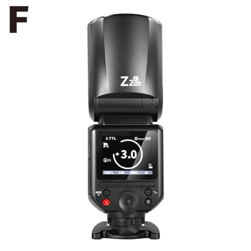 Til Z2 PRO 2.4G TTL Rundhoved Flash Speedlite til 1