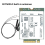 Placa WWAN EM7430 + 3 antenas DW5816e Módulo CAT6 4G 2