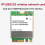 Scheda WiFi RTL8822CE 1200Mbps 2.4G/5G Bluetooth 5.1 Interfaccia M.2 3