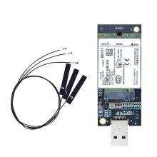 EM7430 WWAN-kort + 3xantenne DW5816e CAT6 4G-modul M2 IoT
