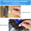 Plastic Dropper Bottles, Pack of 6 Precision Needle Bottles for Ink 4