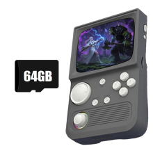 R36T Retro Handheld Game Console 64G 15000 Games Grey