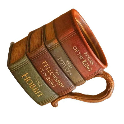 Book-Shaped Coffee Mugs Literary Series Collection Options Drinkware 2