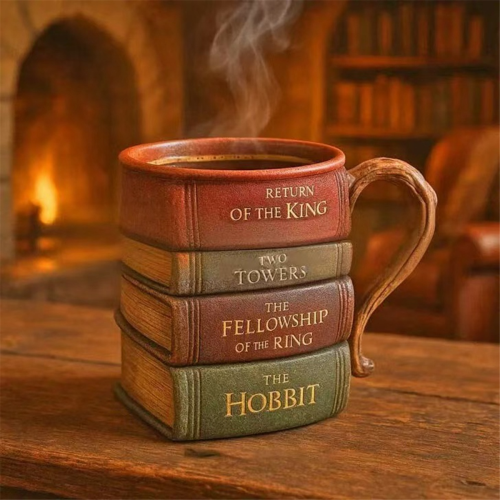 Book-Shaped Coffee Mugs Literary Series Collection Options Drinkware 1