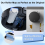 Fit for X8 PRO OMNI, Scrubbing Drum Accessories Replacement 4