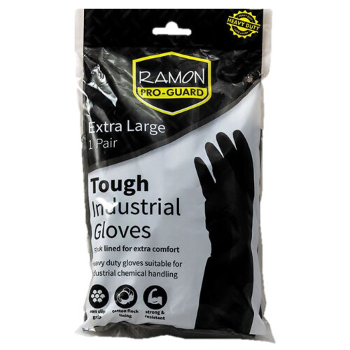 Ramon Pro-Guard Black Heavy Weight Glove 1 Pair Extra Large