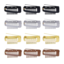 24 Pieces Chunni Clips Hair Extension Wigs Snap Clips