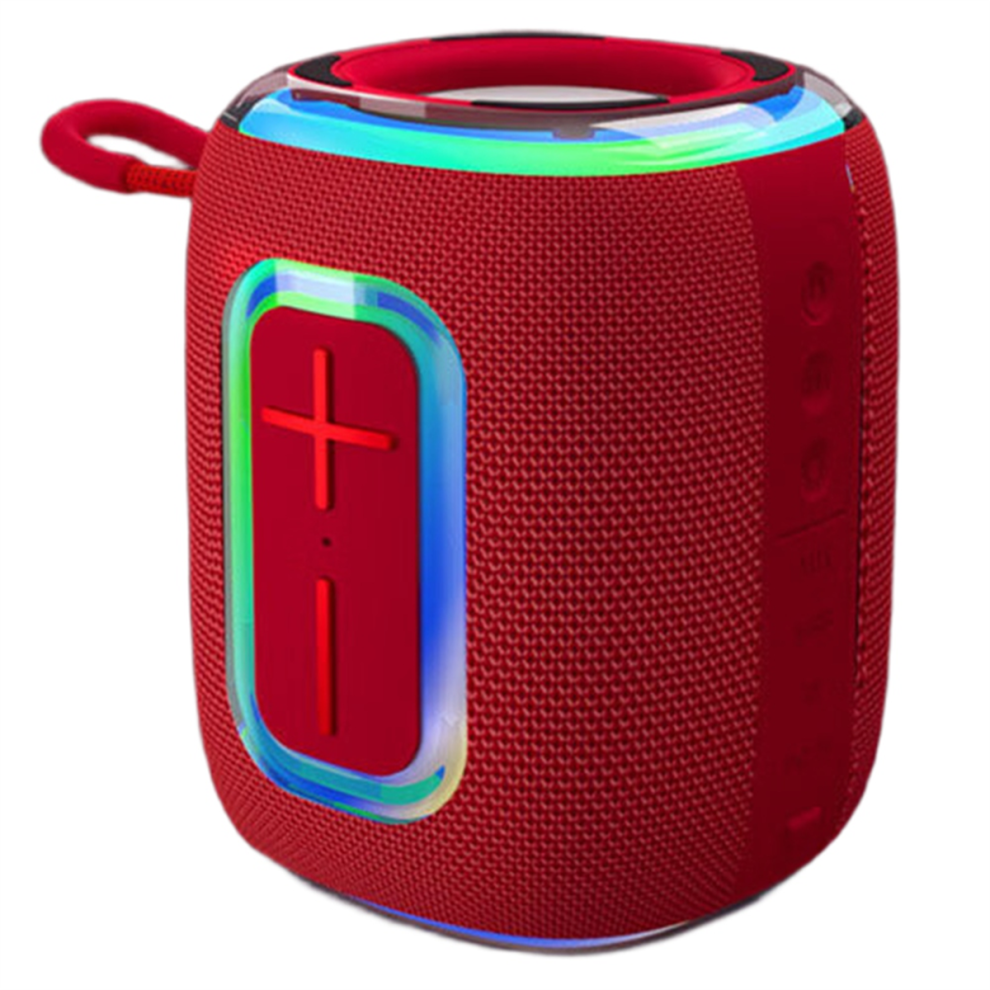 Bluetooth Speaker Ipx5 Waterproof Rgb Colorful Light/Red 4711478460604