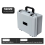 Portable Suitcase Thicken Plastic Hard Case with Sponge Green 6