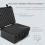 Portable Suitcase Thicken Plastic Hard Case with Sponge Green 7