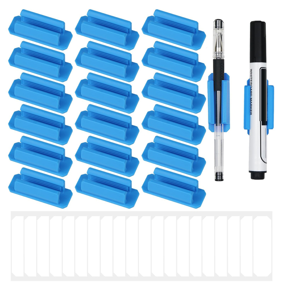 Pencil Holder for Desk Set of 20,Adhesive Pen Holder with 20 Stickers-image-OPC-PJ2RPFP-NEW