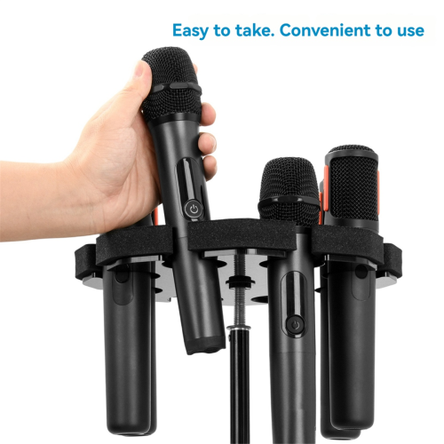 Microphone Holder for Mic Handheld Microphone Storage Organizer 2