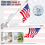 Flag Pole for House,6 FT Stainless Steel, for Outdoor 5