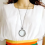 Collana con lente d'ingrandimento 10X, ciondolo ottico 4
