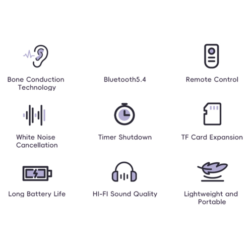6. generations trådløse Bluetooth-søvnhøjttaler med benledning A 2