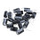 10 Pcs 22uF 400V 105C Electrolytic Capacitors Black 13mm x 21mm 3