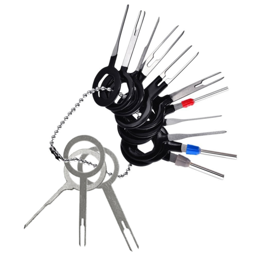 14pcs Auto Terminals Removal Key Tool Set (Silver)