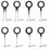 14pcs Auto Terminals Removal Key Tool Set (Silver) 2