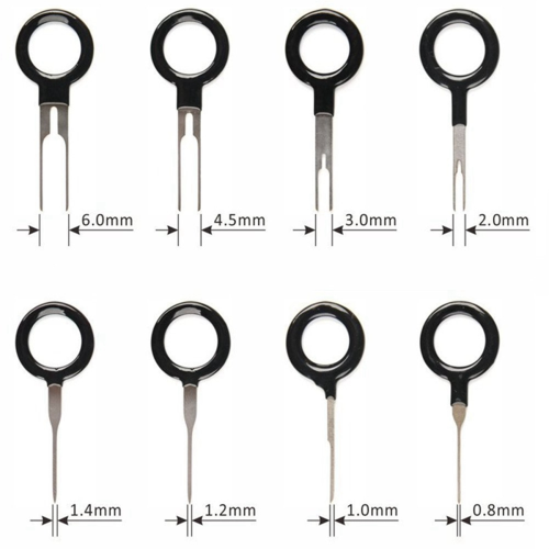 14pcs Auto Terminals Removal Key Tool Set (Silver) 1