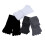 4 pair Toe socks Cotton white+yellow+blue+black 7