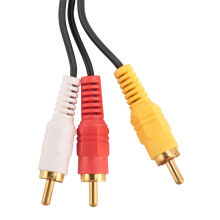 Cable de audio estéreo auxiliar de 3,5 mm (macho a macho) (negro)