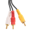 3,5 mm pomocný audio kábel Aux samec-samec (čierny) 1