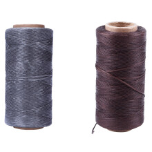 260M 150D 1MM Leder Wachs Gewinde Hand nadel Schnur Grau