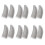 18-polige Carbonfaser-Fingerhülsen, weiß (12 Stück) 2