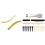 2Pcs Metal String Spreaders Guitar Luthier Tool Yellow 1