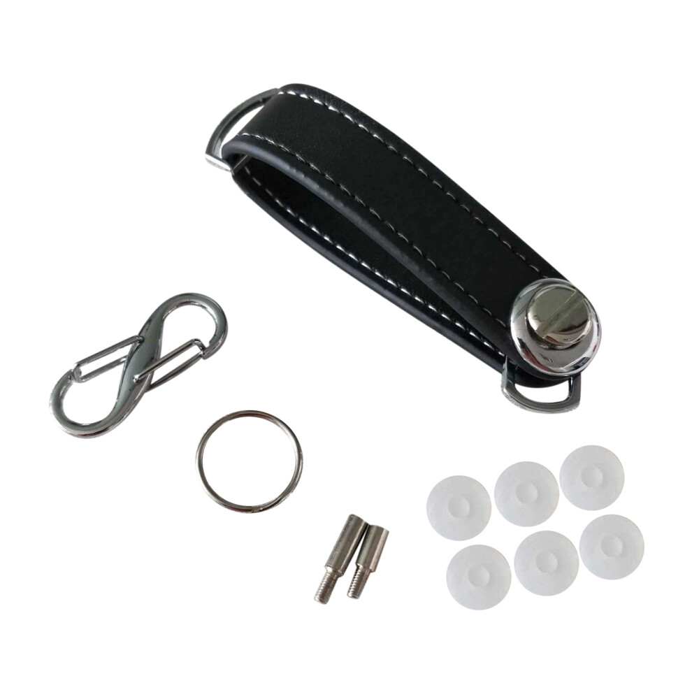 Car Key Pouch Case Wallet Holder Chain Key Wallet Ring Pocket Red 4711478483542