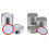 100 Pcs 70MM Jar Split-Type Lids with Silicone Seals Rings 1