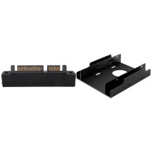 Conversor de suporte de montagem de disco rígido SSD/HDD de 3,5 polegadas para 2,5 polegadas